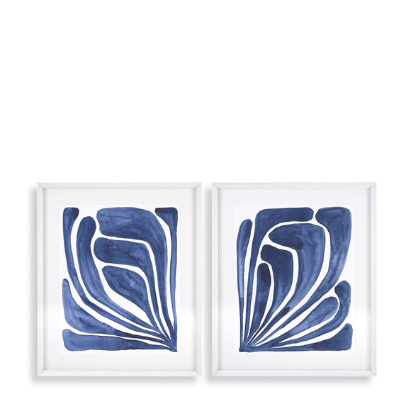 eichholtz stylized leaf set of 2 frames 