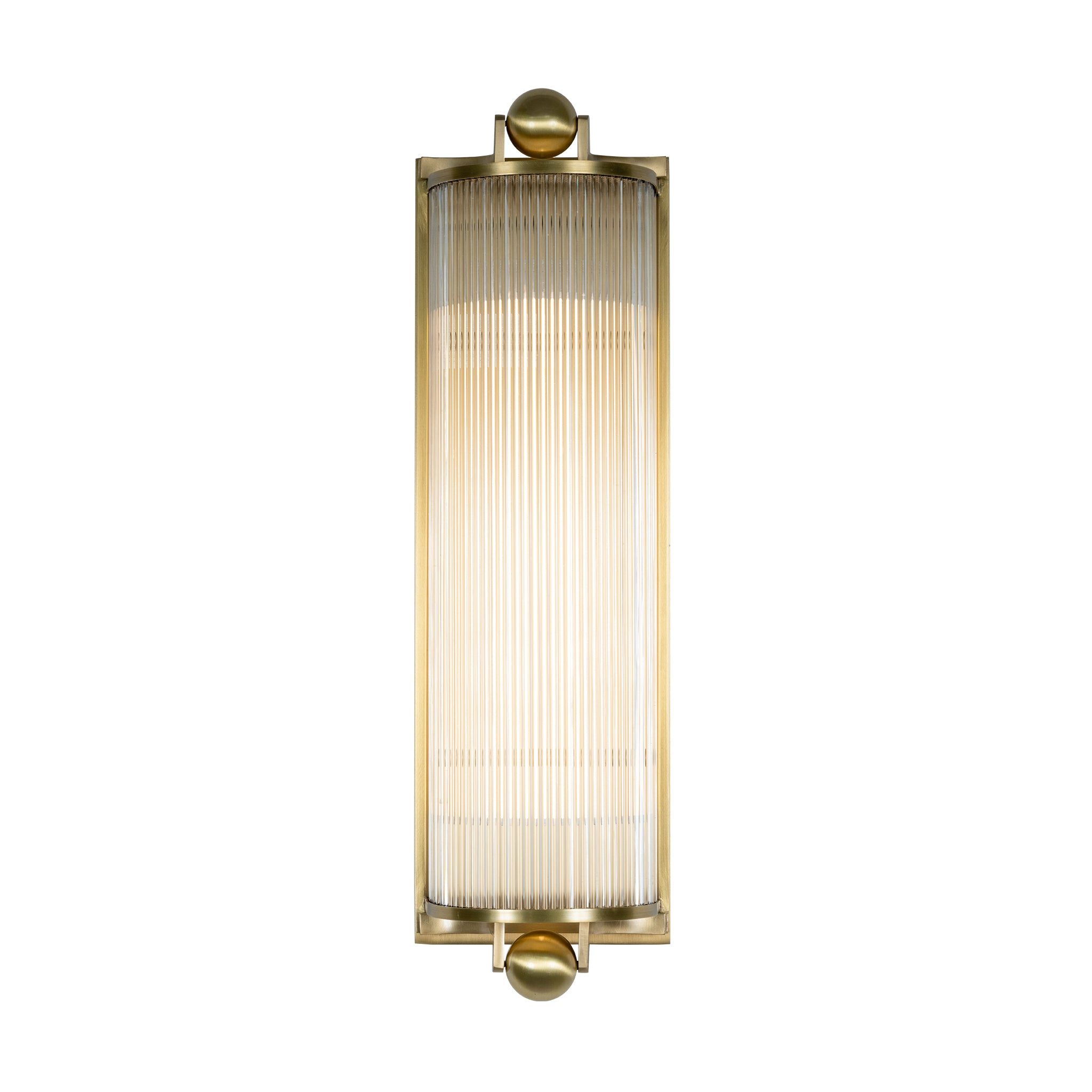 that's living antique brass levi sconce wall sconce 