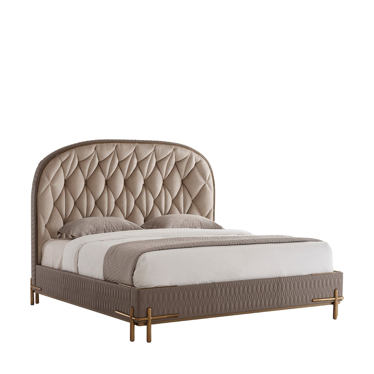 theodore alexander iconic upholstered us king bed beds 