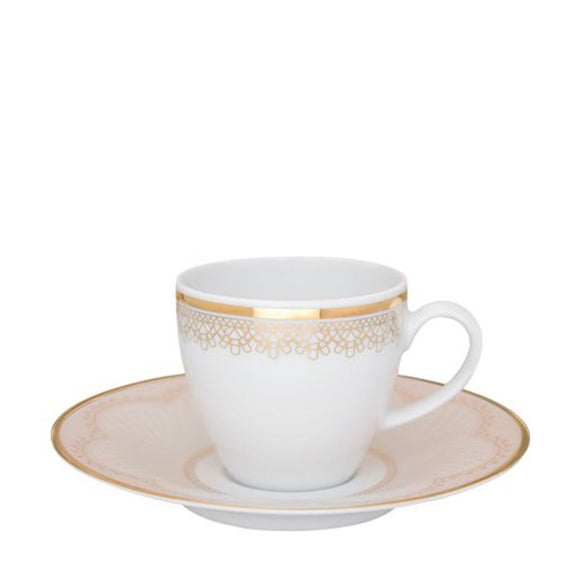 porcel grace tea cup and saucer 17cl tea & coffee 