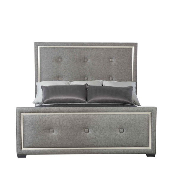 bernhardt decorage upholstered panel bed king beds 