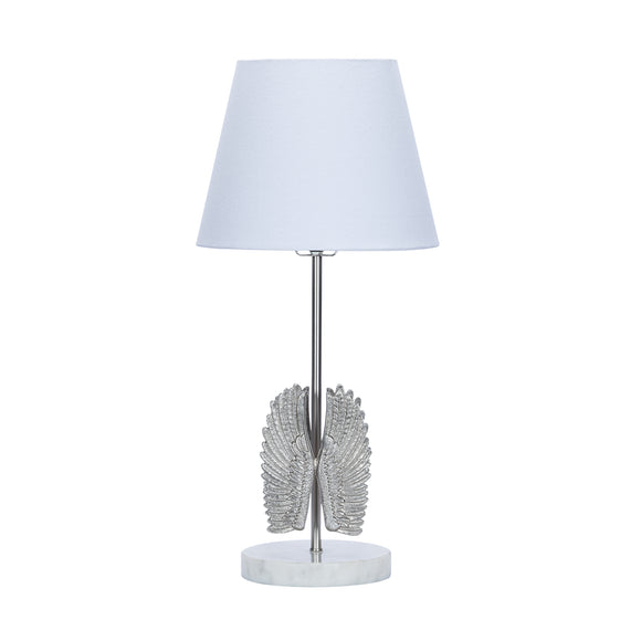 that's living feather table lamp with fabric shade nickel table lamps 