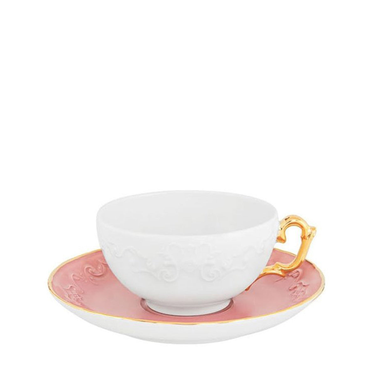 porcel vivian rose tea cup and saucer 23 cl tea & coffee 