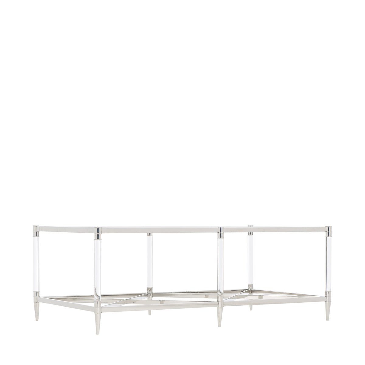 bernhardt celine metal rectangular cocktail table coffee tables 