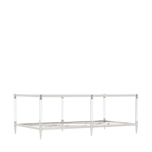 bernhardt celine metal rectangular cocktail table coffee tables 
