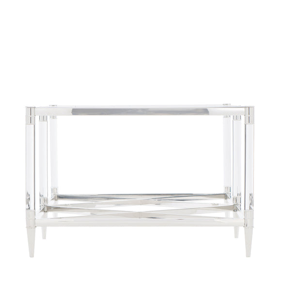bernhardt celine metal rectangular cocktail table coffee tables 