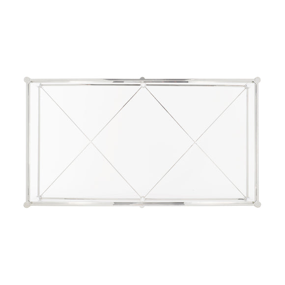 bernhardt celine metal rectangular cocktail table coffee tables 