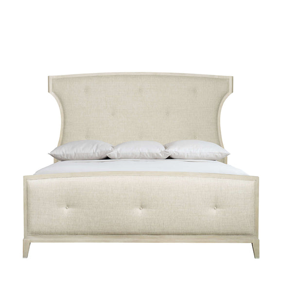 bernhardt east hampton upholstered bed  king beds 