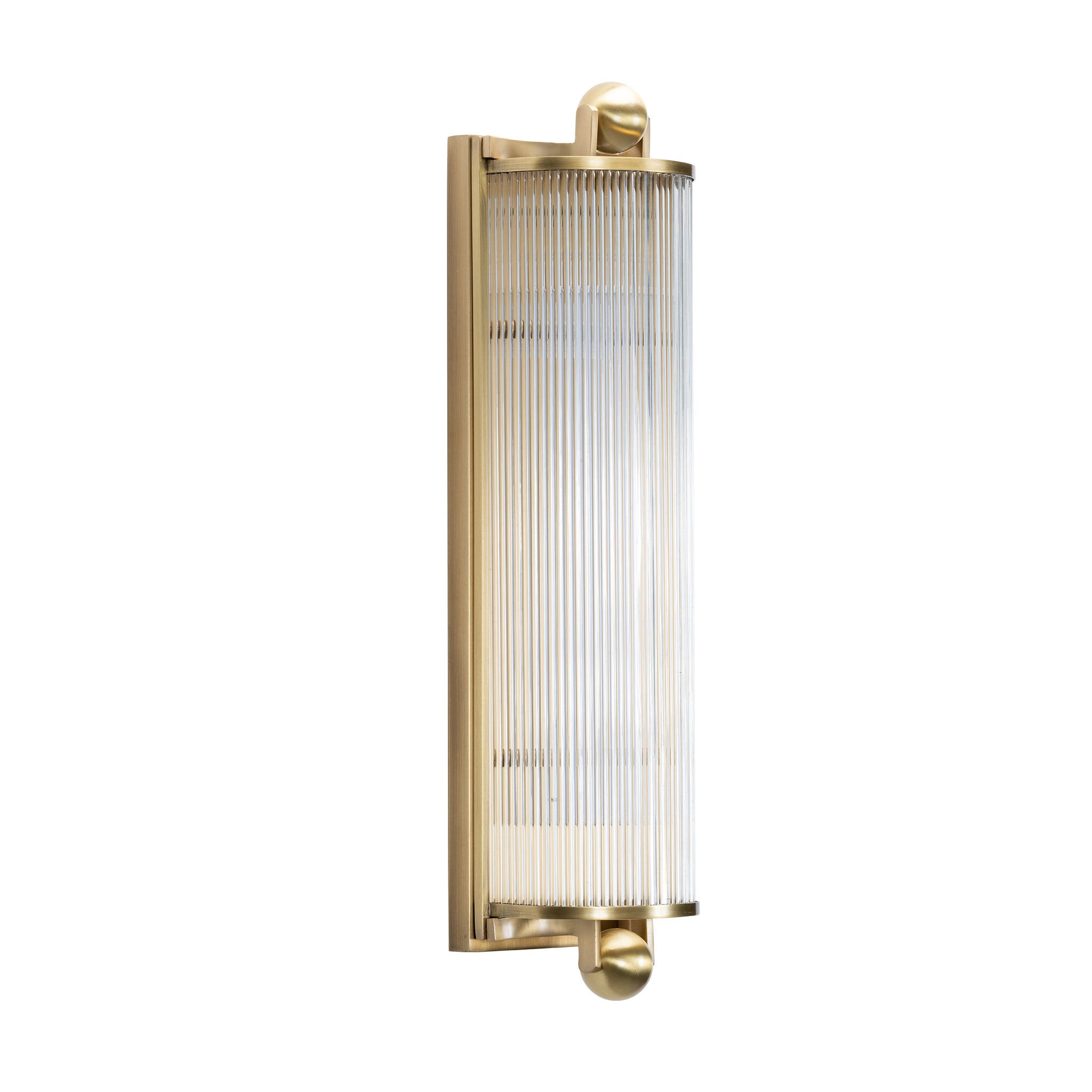 that's living antique brass levi sconce wall sconce 