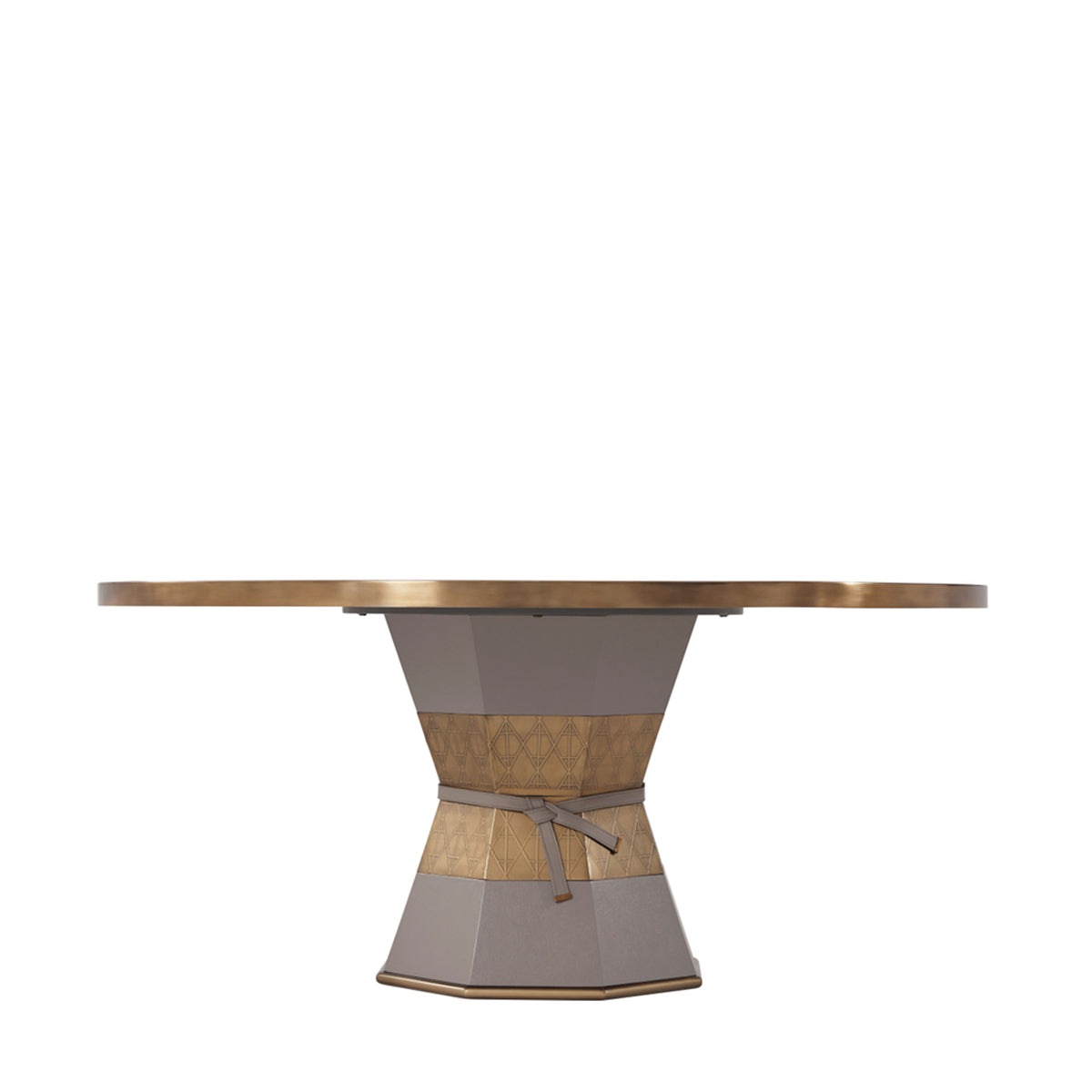 theodore alexander iconic round dining table ii dining tables 