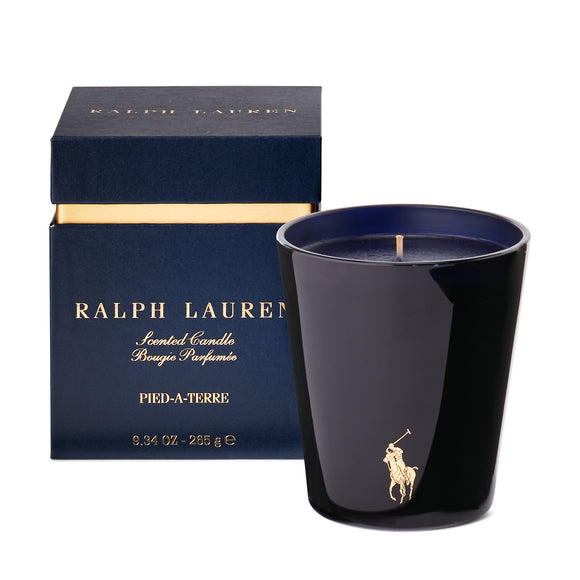 ralph lauren pied a terre candle navy and gold scented candles 