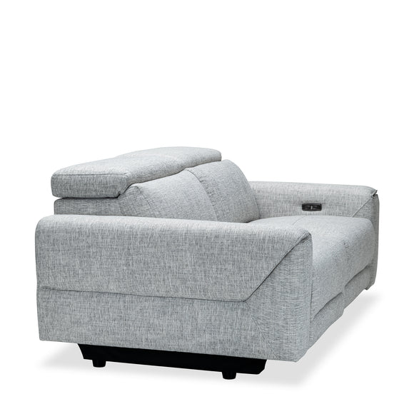 that's living angela chroma loveseat with  electric headrest composition loveseats & sofas 