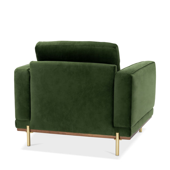 that's living valdivia verde velvet armchair chairs 