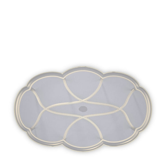 caracole lillian oval cocktail table coffee tables 