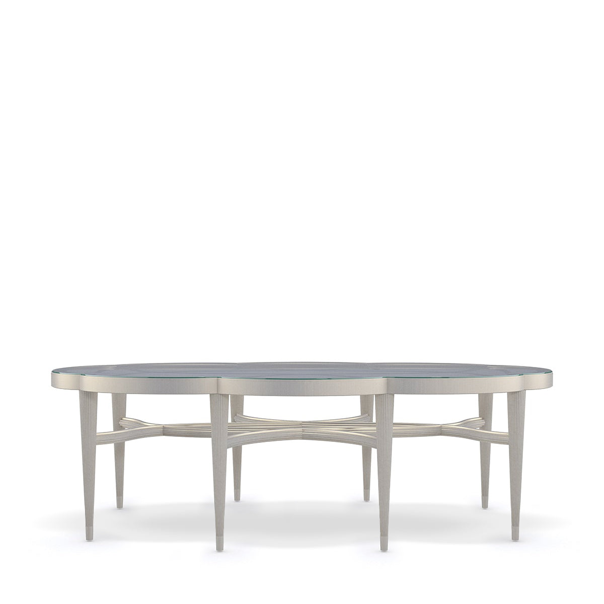 caracole lillian oval cocktail table coffee tables 