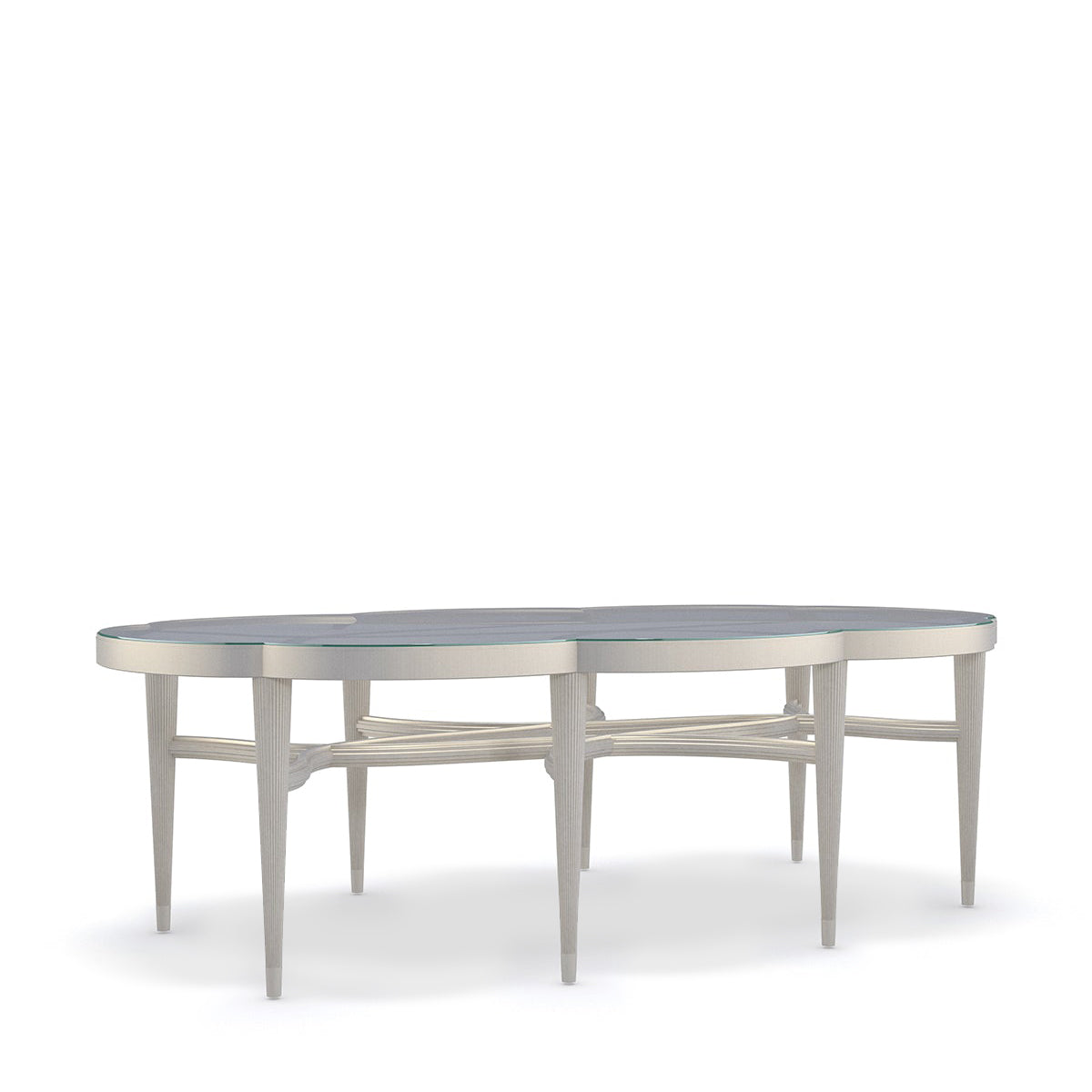 caracole lillian oval cocktail table coffee tables 