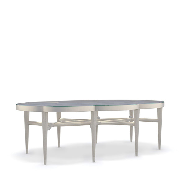 caracole lillian oval cocktail table coffee tables 