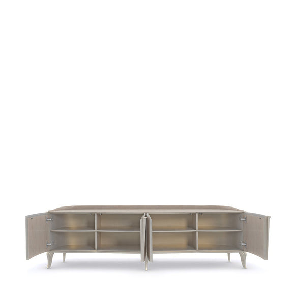 caracole lillian entertainment console cabinets 