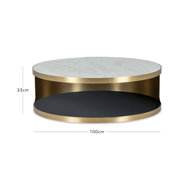 that's living shannon bianco low coffee table composition coffee tables 