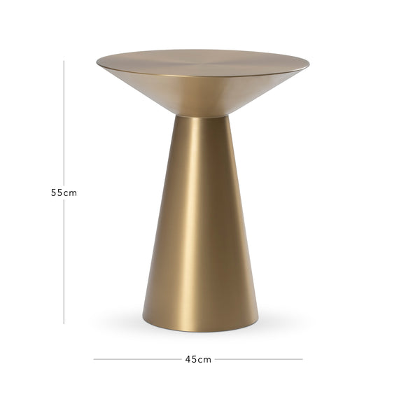 that's living rounding brass petite end table end tables 