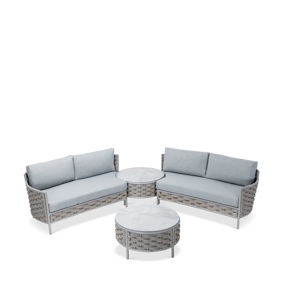 that's living outdoor loop 4-pc corner composition set outdoor sofas & sectionals 