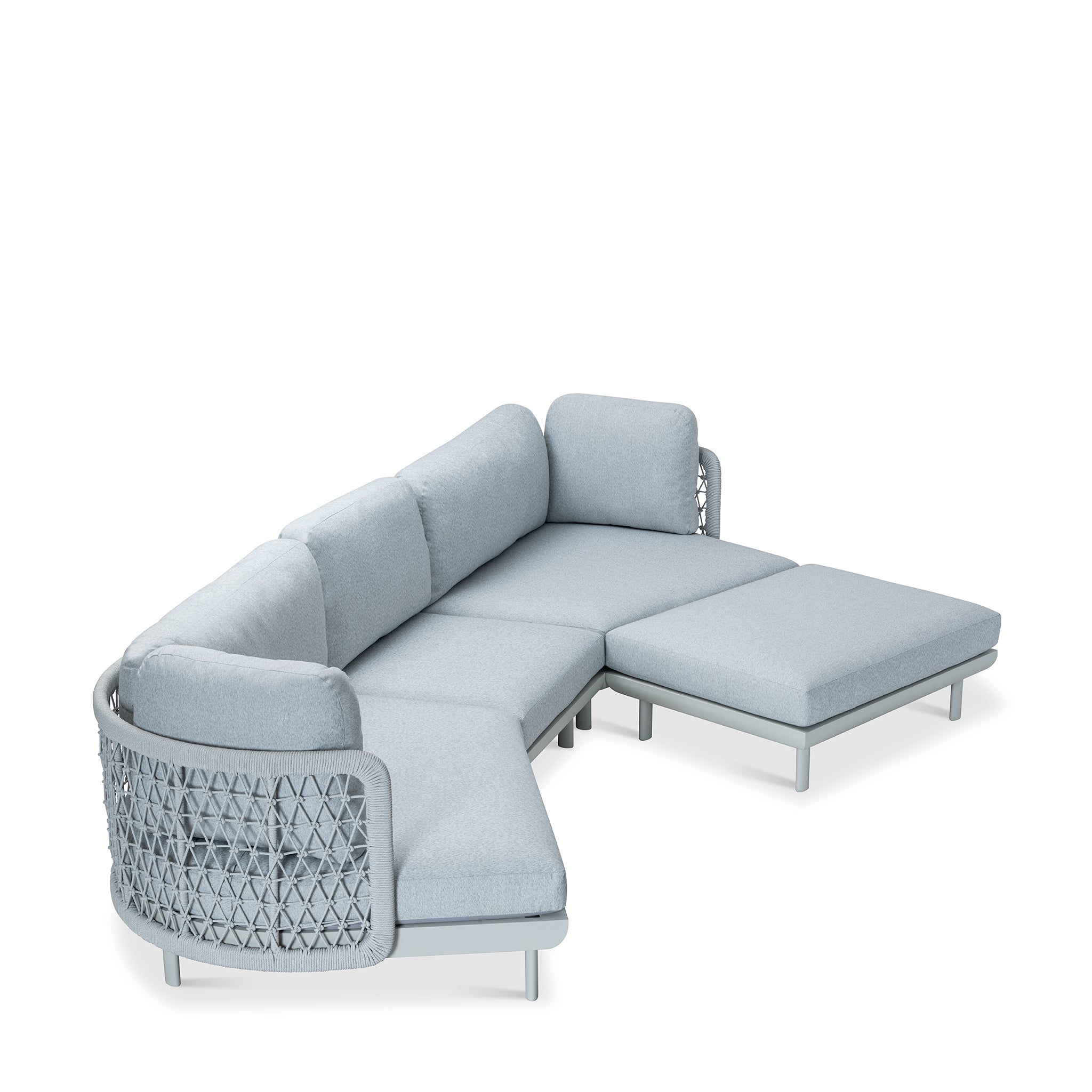 that's living outdoor club - corner composition sofa outdoor sofas & sectionals 