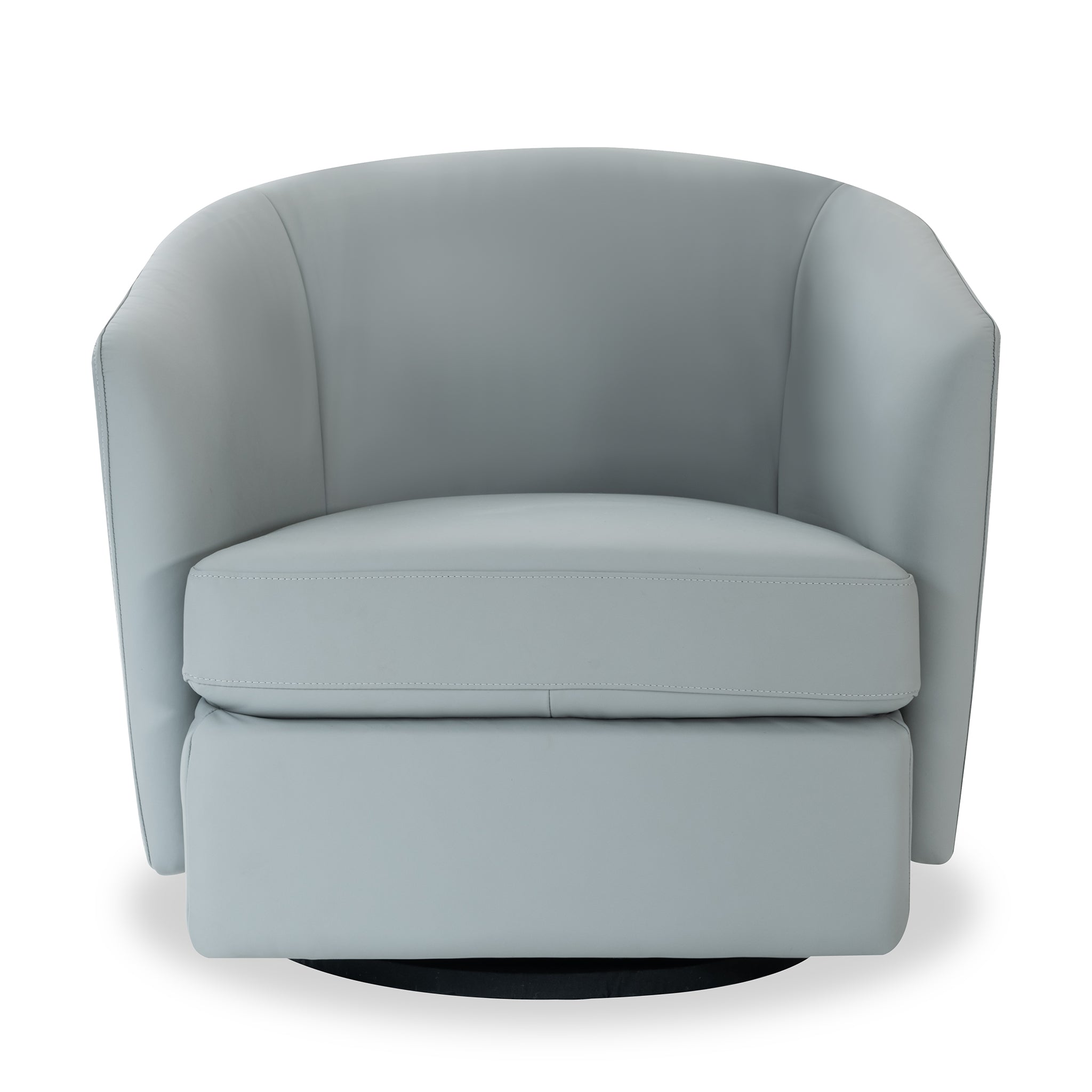 that's living belfast grey leather swivel chair chairs 