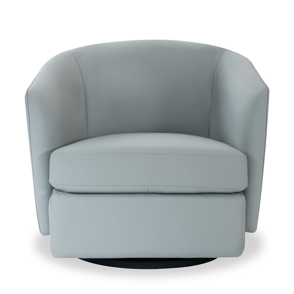 that's living belfast grey leather swivel chair chairs 