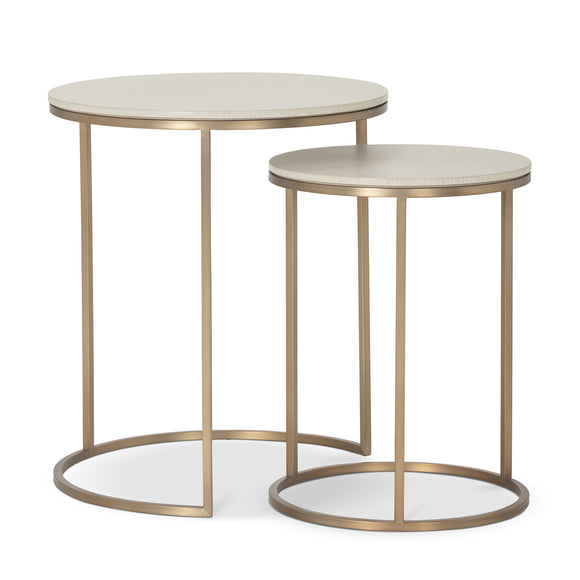 that's living gallo brass bunching end table end tables 