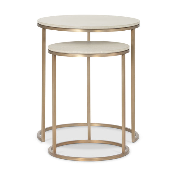 that's living gallo brass bunching end table end tables 
