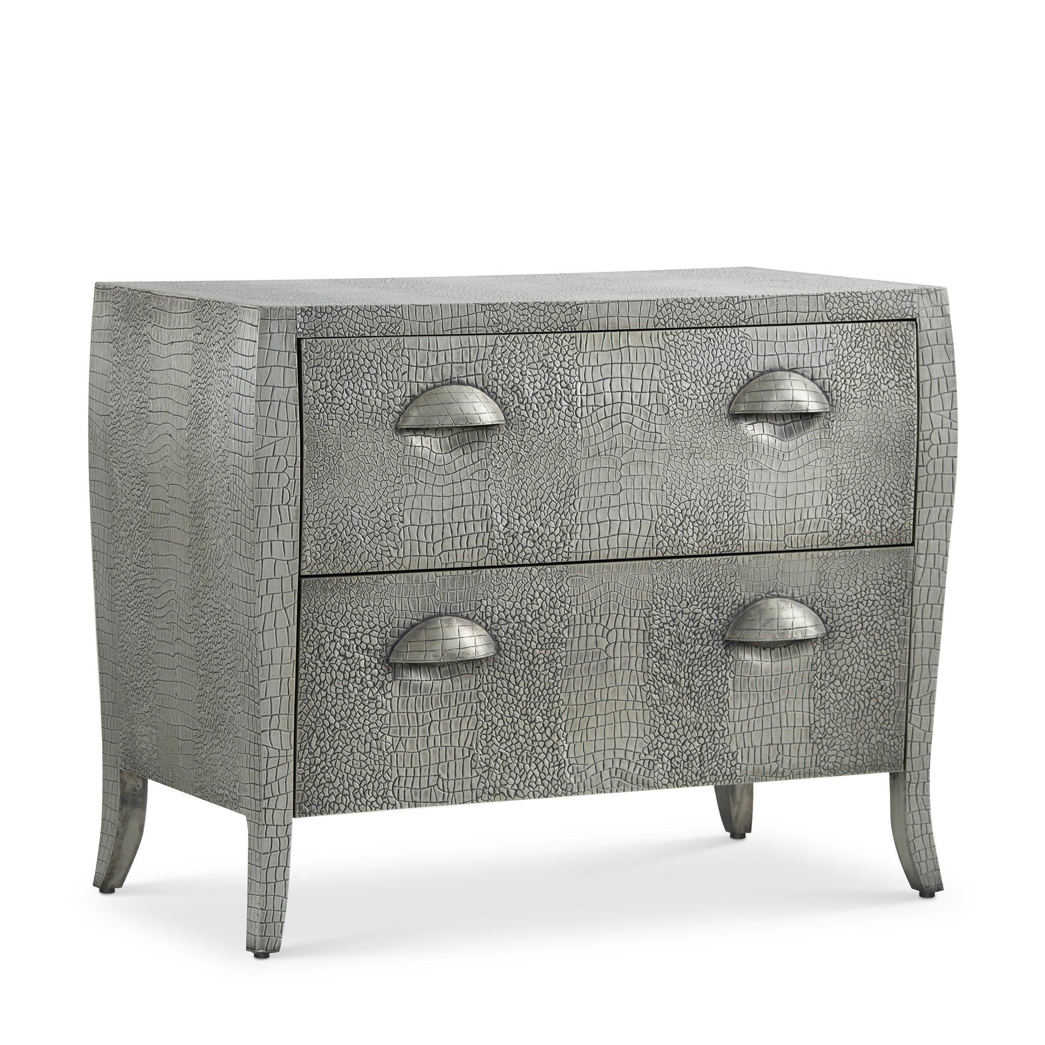 that's living dreamer white metal 2-drawer chest chests 