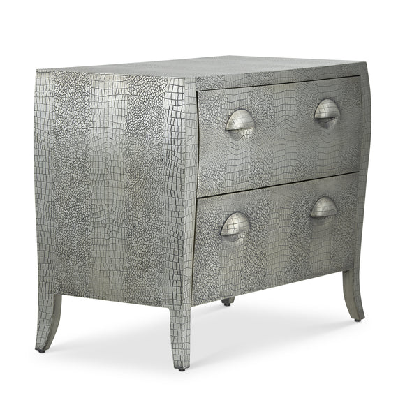 that's living dreamer white metal 2-drawer chest chests 