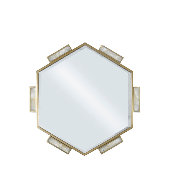 that's living hexa gold petite mirrors 