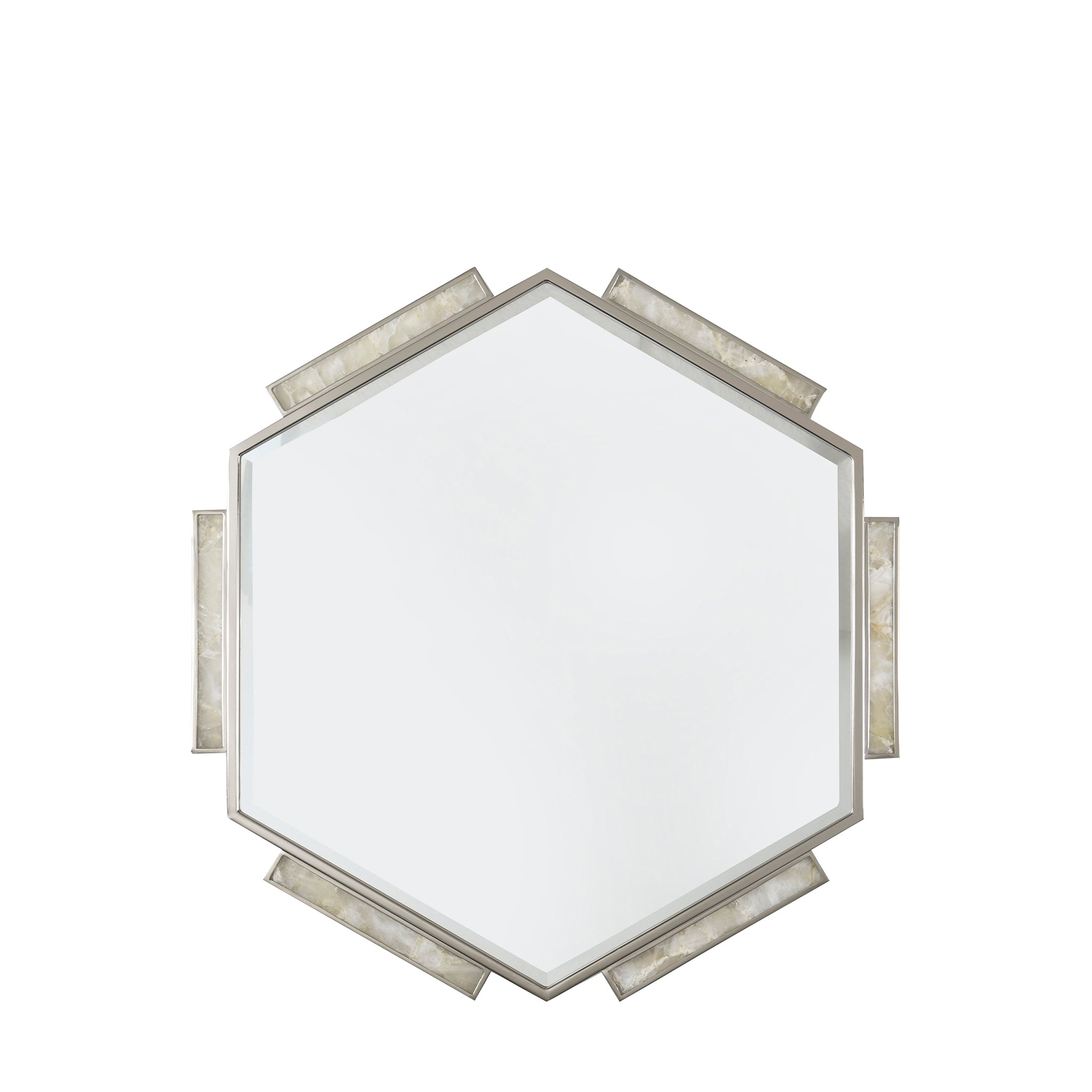 that's living hexa silver  petite mirrors 