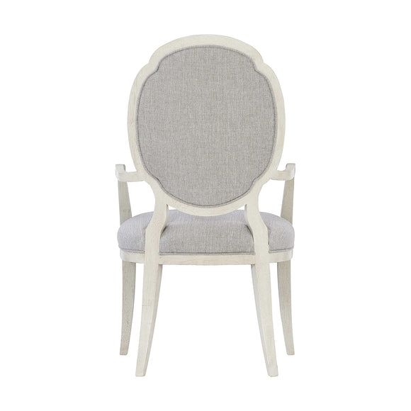 bernhardt allure  uph arm chair dining chairs 