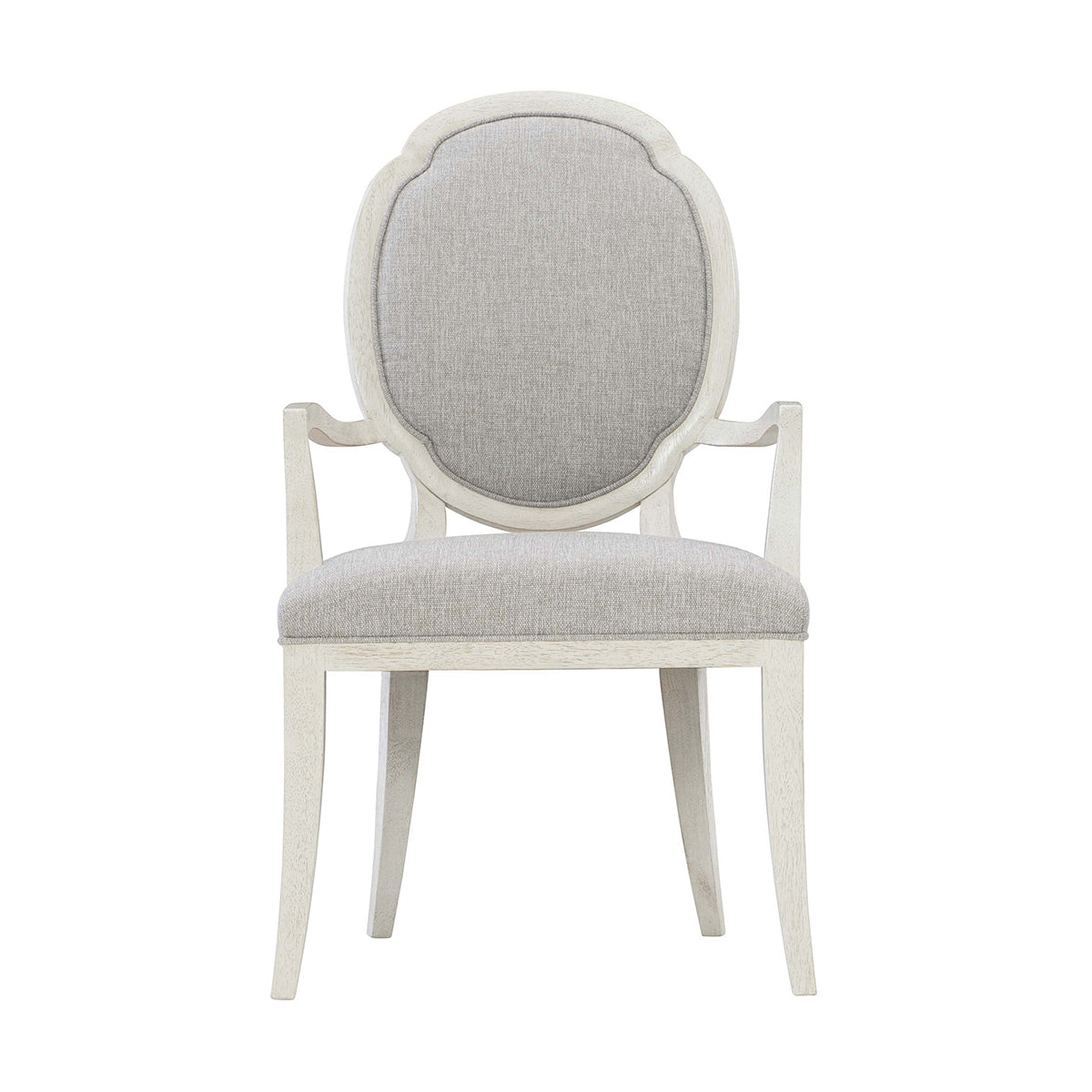 bernhardt allure  uph arm chair dining chairs 