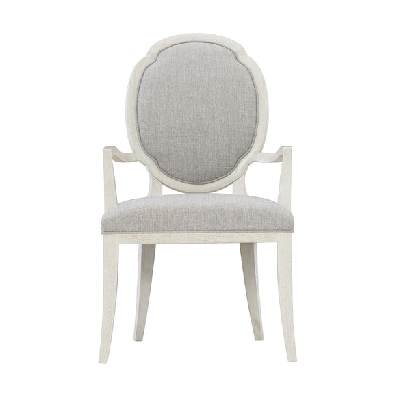bernhardt allure  uph arm chair dining chairs 