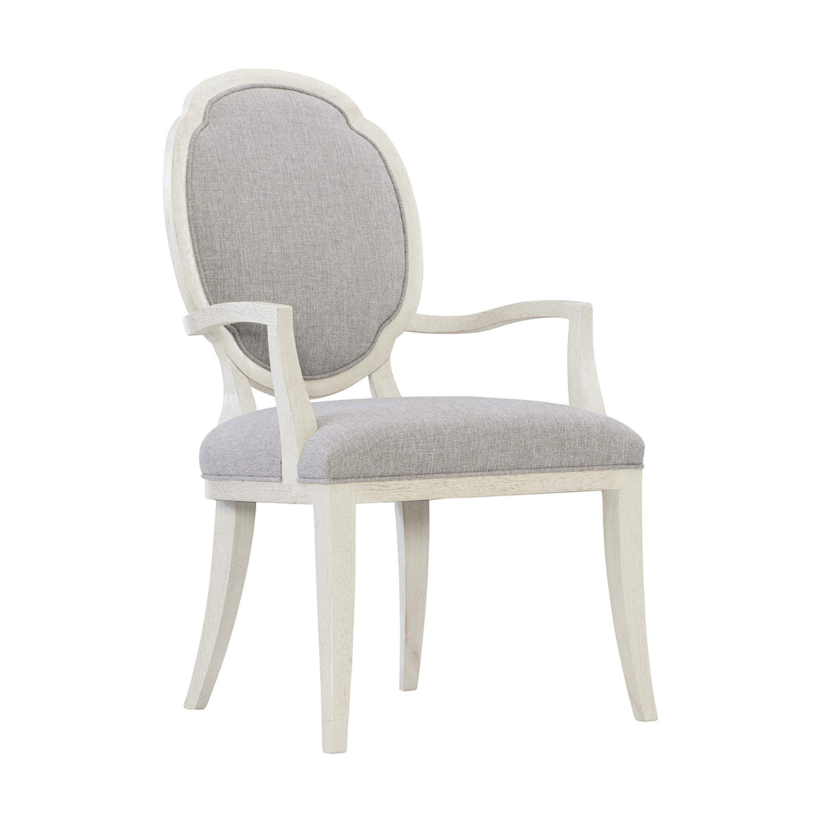 bernhardt allure  uph arm chair dining chairs 