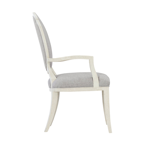 bernhardt allure  uph arm chair dining chairs 