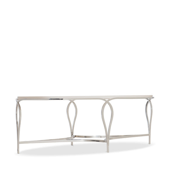 bernhardt calista metal oval cocktail table coffee tables 