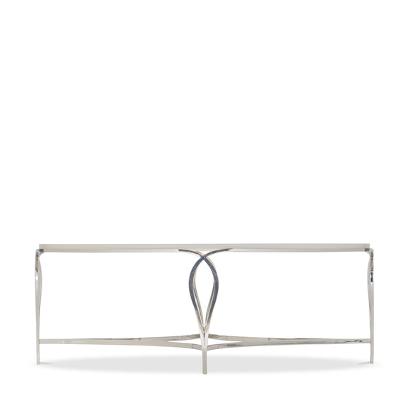 bernhardt calista metal oval cocktail table coffee tables 